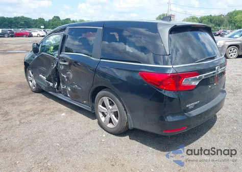 2020 Honda Odyssey Ex-L/Ex-L W/Navi Res from USA, damaged, VIN 5FNRL6H76LB044853